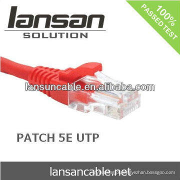 FTP cabo de patch Cat5e / jaqueta LSZH